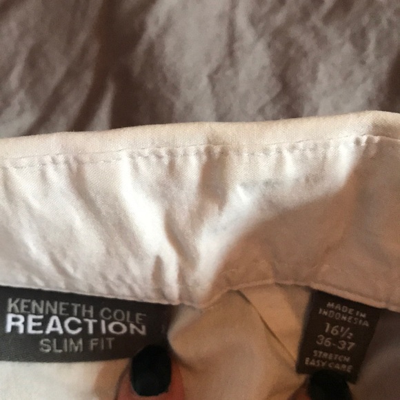 Slim Fit White Dress Shirt - Picture 3 of 3